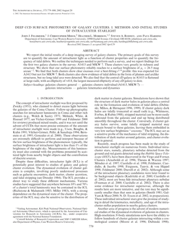 Deep Ccd Surface Photometry of Galaxy Clusters