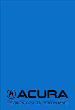 Acura 2021 Full-Lineup Brochure