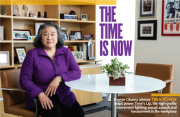 Former Obama Advisor TINA TCHEN Helps Power Time's Up, the High