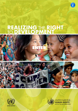Realizing the Right to Development