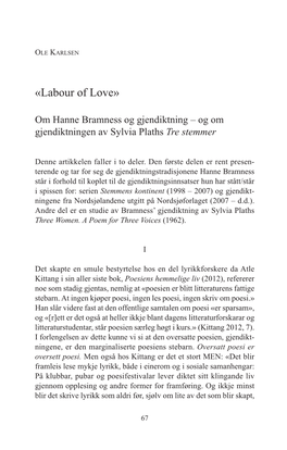 «Labour of Love»