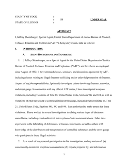 United States of America V. Isaiah Hicks Et Al, Affidavit