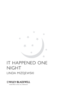 It Happened One Night Linda Mizejewski