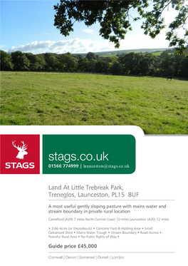 Land at Little Trebreak Park, Treneglos, Launceston, PL15 8UF