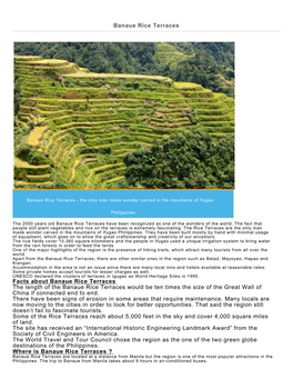 Banaue Rice Terraces