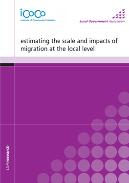 Estimating the Scale and Impacts of Migration at the Local Level