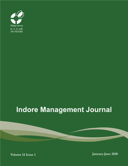 Indore Management Journal