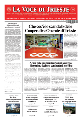 Che Cos'è Lo Scandalo Delle Cooperative Operaie Di Trieste