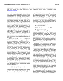 Scattering Properties of Jackson Crater in the Lunar Far Side