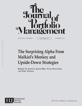 The Surprising Alpha from Malkiel's Monkey and Upside-Down Strategies