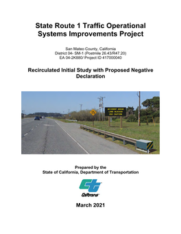 State Route 1 Traffic Operational Systems Improvements Project