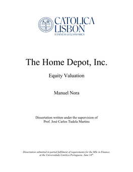 The Home Depot, Inc