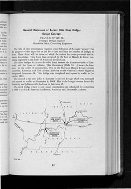 General Discussion of Recent Ohio River Bridges Design Concepts