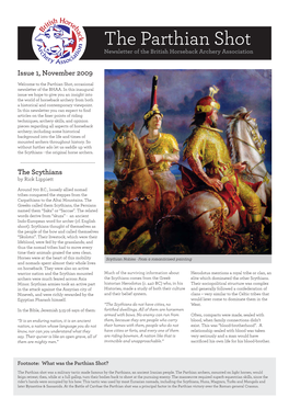 The Parthian Shot Newsletter of the British Horseback Archery Association