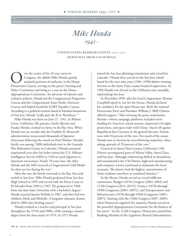 Mike Honda 1941–