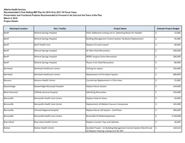 Alberta Health Services Municipal Location Site / Facility Project Name