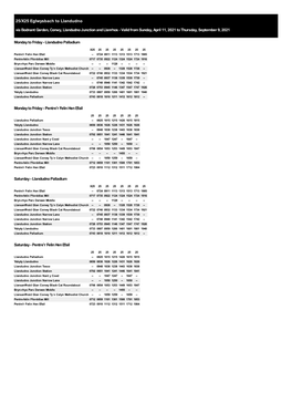 25/X25 Eglwysbach to Llandudno Via Bodnant Garden, Conwy, Llandudno Junction and Llanrhos - Valid from Sunday, April 11, 2021 to Thursday, September 9, 2021