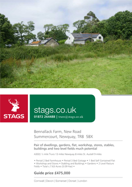 Stags.Co.Uk 01872 264488 | Truro@Stags.Co.Uk