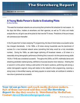 A Young Media Person's Guide to Evaluating Pilots