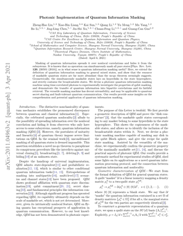 Arxiv:2011.04963V2 [Quant-Ph] 3 Apr 2021 Alization [12, 13], Which Is Similar to Other Conditional Quantum Information Tasks [14, 15]