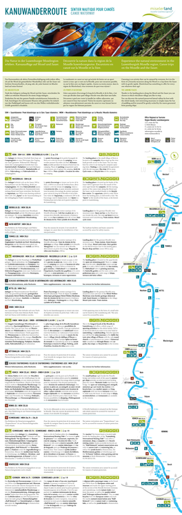 Die Natur in Der Luxemburger Moselregion Découvrir La Nature Dans La Région De La Experience the Natural Environment in the Erleben