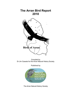 The Arran Bird Report 2018