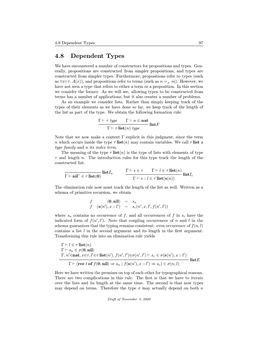 4.8 Dependent Types 97