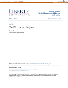 The Khazars and the Jews Thomas D