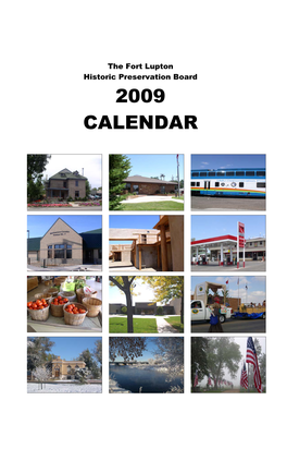 2009 Calendar