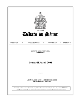 Le Mardi 3 Avril 2001