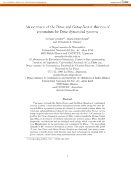 An Extension of the Dirac and Gotay-Nester Theories of Constraints for Dirac Dynamical Systems