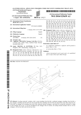 WO 2016/123639 A2 4 August 2016 (04.08.2016) P O P C T