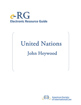 United Nations John Heywood