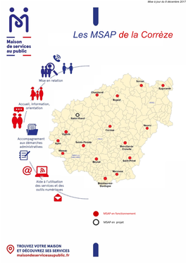 Les MSAP De La Corrèze
