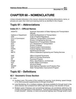 Chapter 60: Nomenclature (PDF)