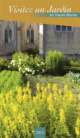 Visitez Un Jardin Dépliant 2011