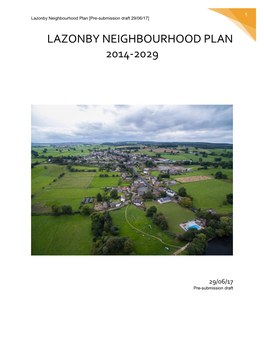 Lazonby Neighbourhood Plan 2014-2029