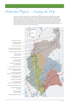 Watershed Projects—Leading The