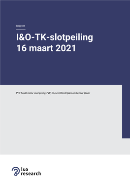 I&O-TK-Slotpeiling 16 Maart 2021