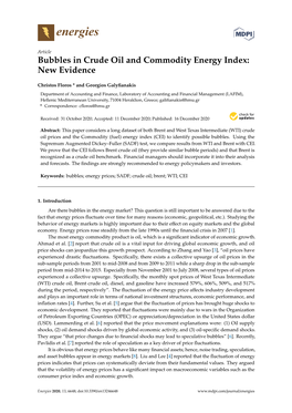 Bubbles in Crude Oil and Commodity Energy Index: New Evidence