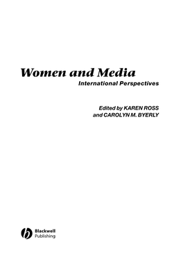 Women and Media International Perspectives