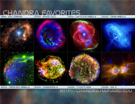 Chandra Favorites * 1999 - 2006