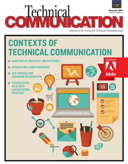 Contexts of Technical Communication Sponsored by ■■ Analysis of Industry Job Postings