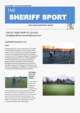 Sheriff Sport Issue 2 Nov-Dec 2019