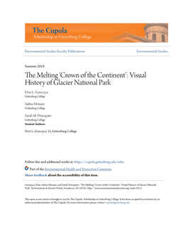 The Melting 'Crown of the Continent': Visual History of Glacier National Park