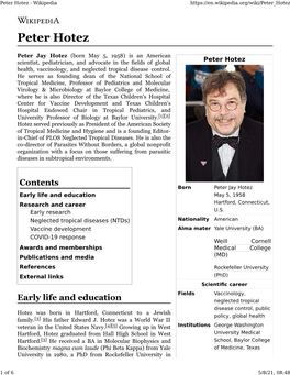 Peter Hotez - Wikipedia