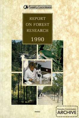 Report on Forest Research 1990