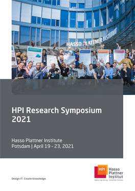 HPI Research Symposium 2021