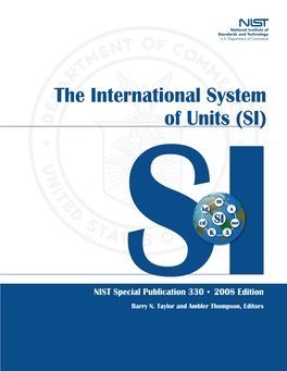 The International System of Units (SI)