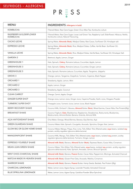 Selfridges – Allergens 2019